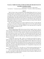 Nghiên cứu chọn lọc nâng cao năng suất sinh sản và cho thịt của giống lợn Mường Khương