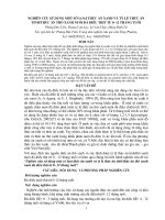 Nghiên cứu sử dụng một số loại thức ăn xanh và tỷ lệ thức ăn tinh thức ăn thô xanh nuôi đà điểu thịt từ 0- 12 tháng tuổi