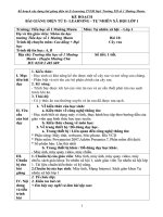 KẾ HOẠCH BÀI GIẢNG ĐIỆN TỬ E- LEARNING -TỰ NHIÊN XÃ HỘI LỚP 1