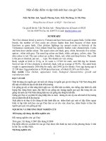 Một số đặc điểm và tập tính sinh học của gà Chọi