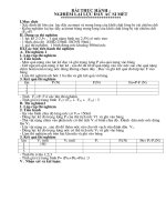 BÀI THỰC HÀNH nghiệm lại lực đẩy ác si mét