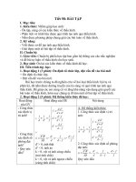 bài tập thấu kính mỏng