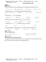 Kiểm tra chương 3-Phương trình