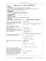 GIÁO ÁN ĐẠI SỐ 8 (tiết 32-55)