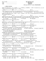 đề thi khối 10 cơ bản