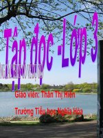 bài Buỏi học thể dục t2