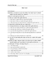 luận văn quản trị nhân lực Hoàn thiện công tác đào tạo và phát triển nguồn nhân lực tại Công ty xây dựng Lũng Lô