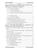 MỘT SỐ GIẢI PHÁP NÂNG CAO HIỆU QUẢ HUY ĐỘNG VỐN TẠI NGÂN HÀNG NÔNG NGHIỆP VÀ PHÁT TRIỂN NÔNG THÔN CHI NHÁNH TRÀNG AN