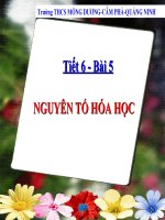 Giáo án tham khảo bồi dưỡng thao giảng, thi giáo viên hoá học lớp 8 Bài Nguyên tố hoá học (14)
