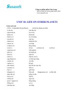 từ vựng tiếng anh lớp 9- unit 10