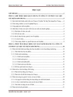 luận văn quản trị kinh doanh  Phân tích hoạt động SXKD của Công ty Cổ phần VLXD Kim Trung