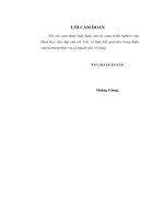 luận văn thạc sĩ quản trị kinh doanh Hoàn thiện chiến lược cạnh tranh trong lĩnh vực xây dựng công trình giao thông của Tổng công ty xây dựng Thăng Long