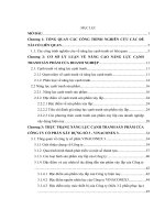 luận văn quản trị kinh doanh  Nâng cao năng lực cạnh tranh sản phẩm của Công ty cổ phần xây dựng số 3 - VINACONEX 3.