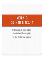 SLIDE thương mại điện tử chương 1 tổng quan về quản trị sản xuất