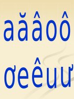 29 CHỮ CÁI VIẾT THƯỜNG DẠY LQCC