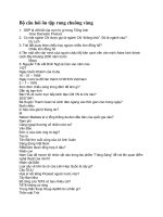 bộ câu hỏi ôn tập rung chuông vàng