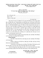 Mẫu cam kết thực hiện cuộc vận động Hai không