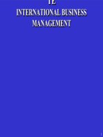 Bài giảng Quản trị kinh doanh quốc tế - Chương 1 Tổng quan về kinh doanh quốc tế