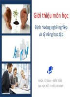 Định hướng nghề nghiệp và kỹ năng học tập