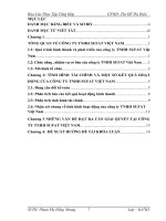 báo cáo thực tập tại CÔNG TY TNHH SUFAT VIỆT NAM