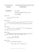 Đề thi HSG cấp tỉnh lớp 11 năm 2010-2011