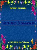 tiet 29 - On tap chuong III