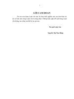 luận văn thạc sĩ quản trị kinh doanh Hoàn thiện quản trị đào tạo tại Tổng Công ty Cổ phần Sông Hồng