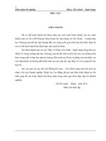 Quản trị khoản phải thu tại doanh nghiệp thịnh an cao bằng