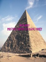 Bài 25, Phương trình cân bằng nhiệt