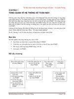 Chương 1 Tồng quan về hệ thống kế toán máy