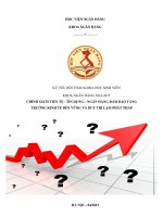 chính sách tiền tệ  tín dụng  ngân hàng bảo đảm tăng trưởng kinh tế bề vưng và duy trì lạm phát thấp