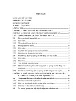 luận văn thạc sĩ  CHẤT LƯỢNG DỊCH VỤ VÀ CHẤT LƯỢNG DỊCH VỤ QUẢNG CÁO TRỰC TUYẾN