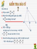 Tính chất đường phân giác Toán 8