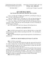 Quy chế hoạt động Ban TTND