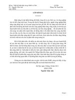 Đồ án thiết kế cho nhà máy điện