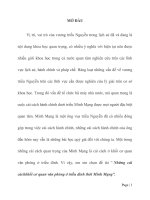 Đề tài thảo luận  Những cải cách khối cơ quan văn phòng ở triều đình thời Minh Mạng