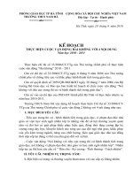 KH kết thực hiện cuộc vận động Hai không