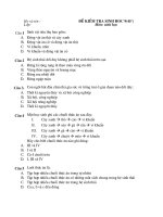 trac nghiem sinh 9 ki 2