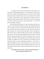 luận văn quản trị nhân lực Hoàn thiện công tác đào tạo và phát triển nguồn nhân lực tại Công ty cổ phần dược phẩm Asean