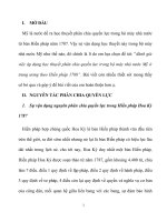 Đề tài  thảo luận Đánh giá việc áp dụng học thuyết Phân chia quyền lực trong bộ máy nhà nước Mỹ ở trung ương theo Hiến pháp 1788