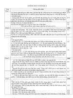 Đáp án HSG tỉnh năm 2010 - 2011