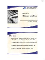 Chương 2 Báo cáo tài chính