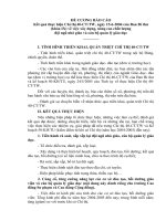 Đề cương báo cáo chỉ thị 40TW về việc nâng cáo chất lượng giáo dục