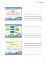 Chương 3 Kế toán vốn bằng tiền và các khoản thanh toán (Môn Kế Toán Hành Chính Sự Nghiệp)