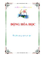 lý thuyết và bài tập động hóa học