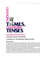 Tài liệu Changing Times Changing Tenses