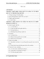 báo cáo thực tập GIỚI THIỆU TỔNG QUAN VỀ CÔNG TY CỔ PHẦN ĐẦU TƯ VÀ THƯƠNG MẠI THỦ ĐÔ