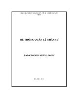 luận văn quản trị nhân lực  Xây dựng hệ thống quản lý nhân sự trong công ty ABC