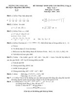 Đề Thi HSG Toán 7 Vòng 2