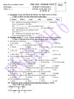 E6- ktra 1t lần 4 tham khảo 10-11